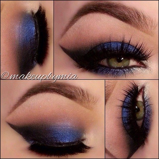 زفاف - الأزرق سموكي نظرة @ Makeupbymia