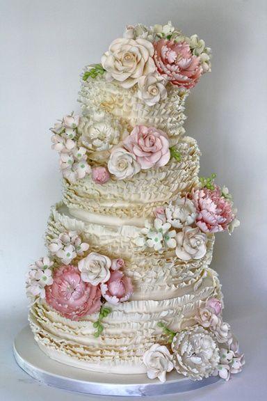 Mariage - ♥ romantique décadent gâteau