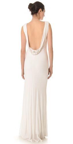 Wedding - Cowl Back Gown