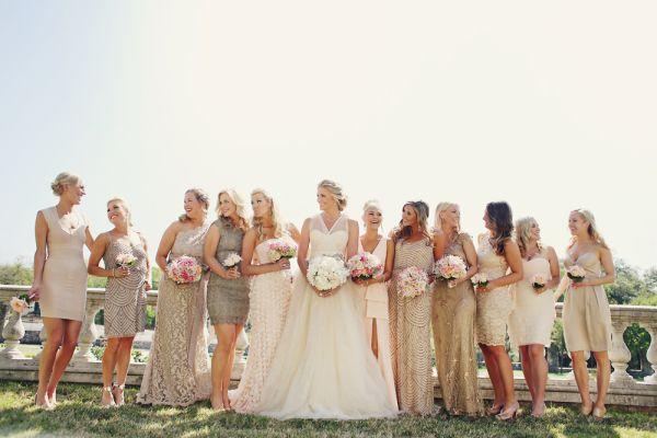 زفاف - المورقة الوردي متطورة أوستن الزفاف