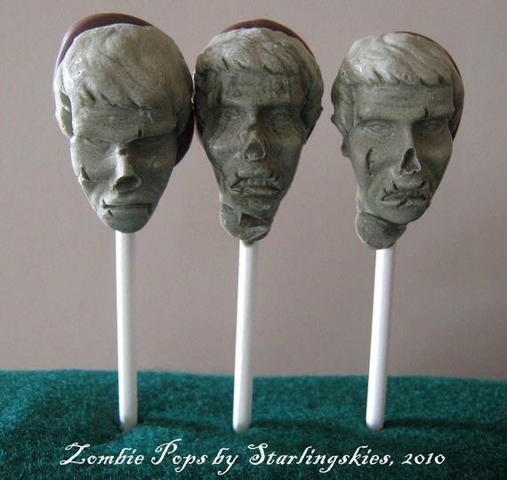 Wedding - ZOMBIE POPS, The Head On A Stick You're Dying To Consume, Quantity 3