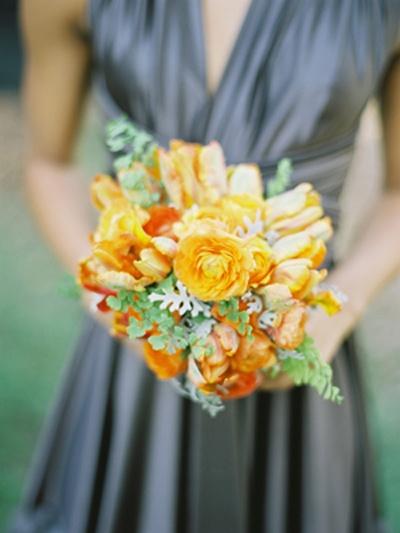 Wedding - Orange Tulips 