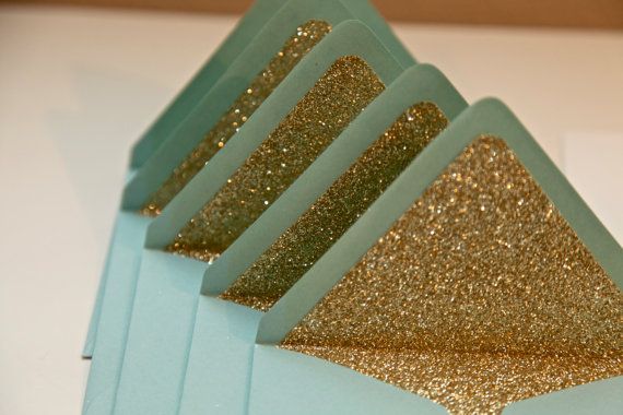 Wedding - Glitter Envelopes! 