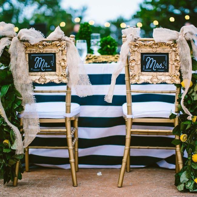 Mariage - Chaises M.-Mme