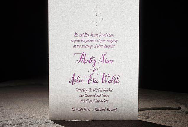 Wedding - Orchid Themed Invitations 