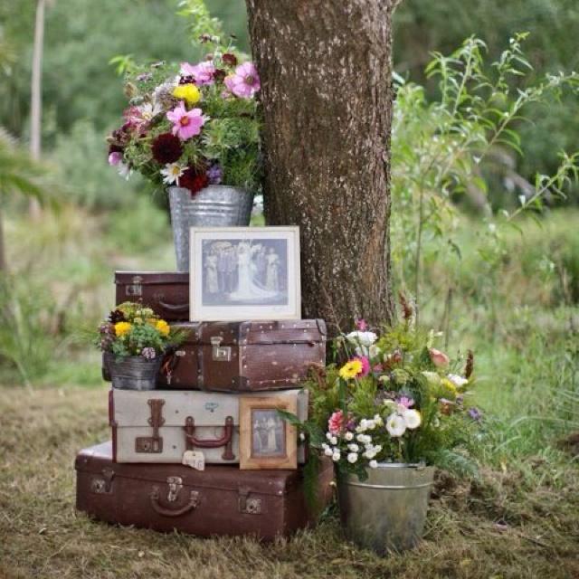 Hochzeit - Hochzeiten - Vintage Koffer