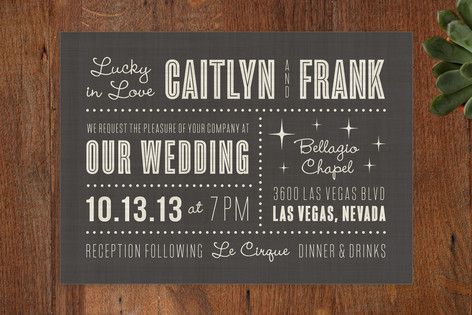 Wedding - (Invitations)