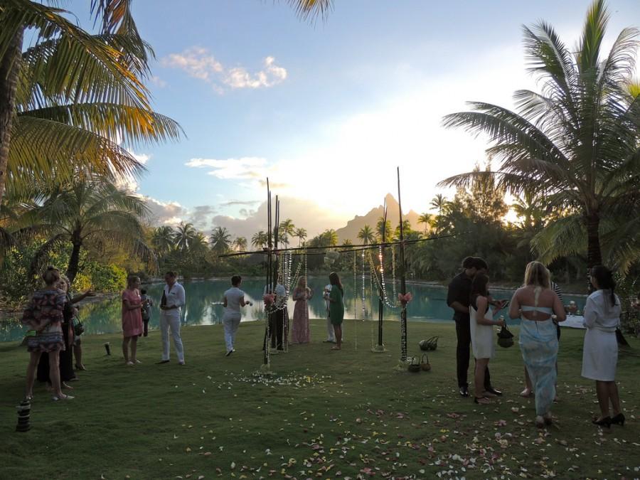 Hochzeit - Das St. Regis Bora Bora Resort - Hochzeit bei Spa Strand