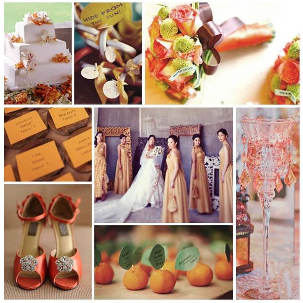 Hochzeit - Orange Hochzeits-