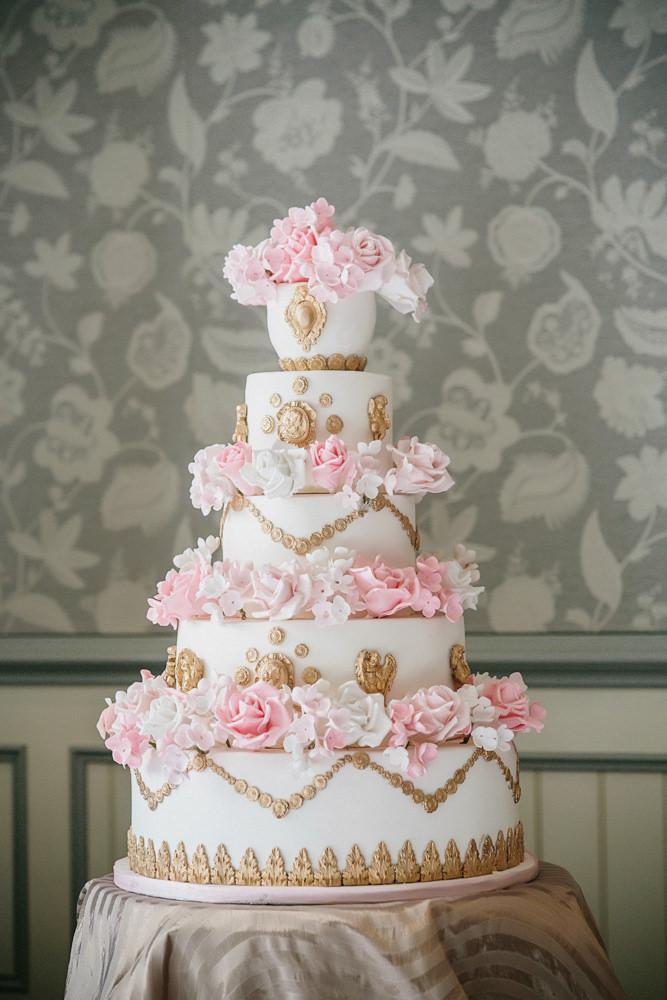 Mariage - Style vintage gâteau de mariage