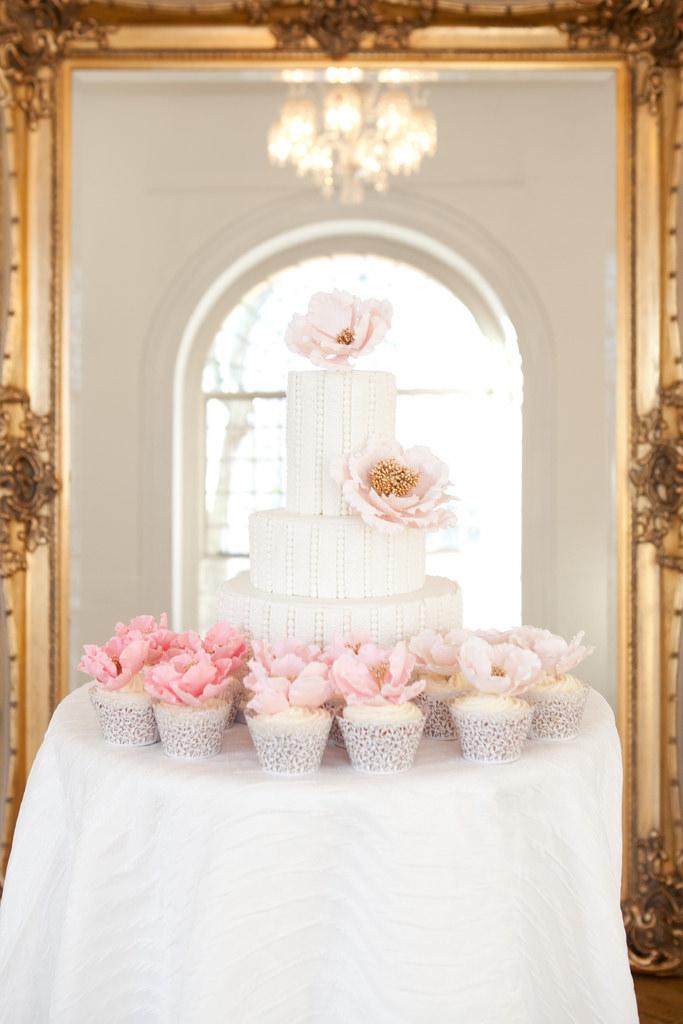 Wedding - Pearl Beaded Wedding Cake