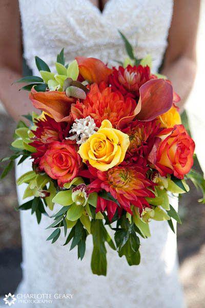 Wedding - Bridal Bouquets  Bright And Bold