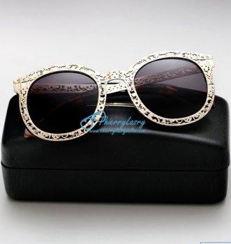 زفاف - Karen Walker Super Duper Critter Gold Sunglasses