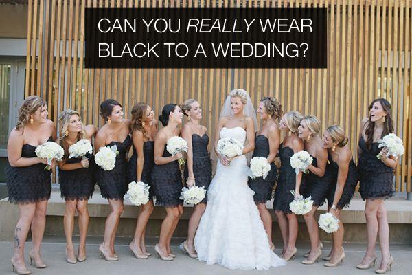 زفاف - الكلاسيكية أسود / أبيض الزفاف