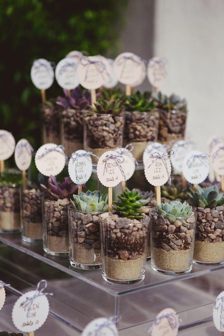 wedding place card table