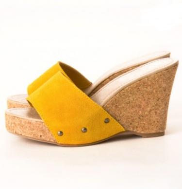 زفاف - Fashion Style Wedge Sandal Shoes Rose Rose SP0084