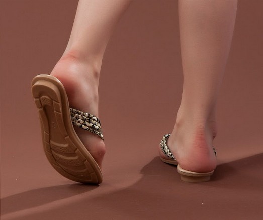 Mariage - Korean Style Peep Toe Shoes Sandals Rose Rose SP0081