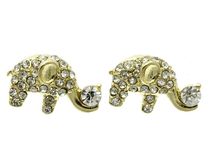 Wedding - éléphant stud earrings