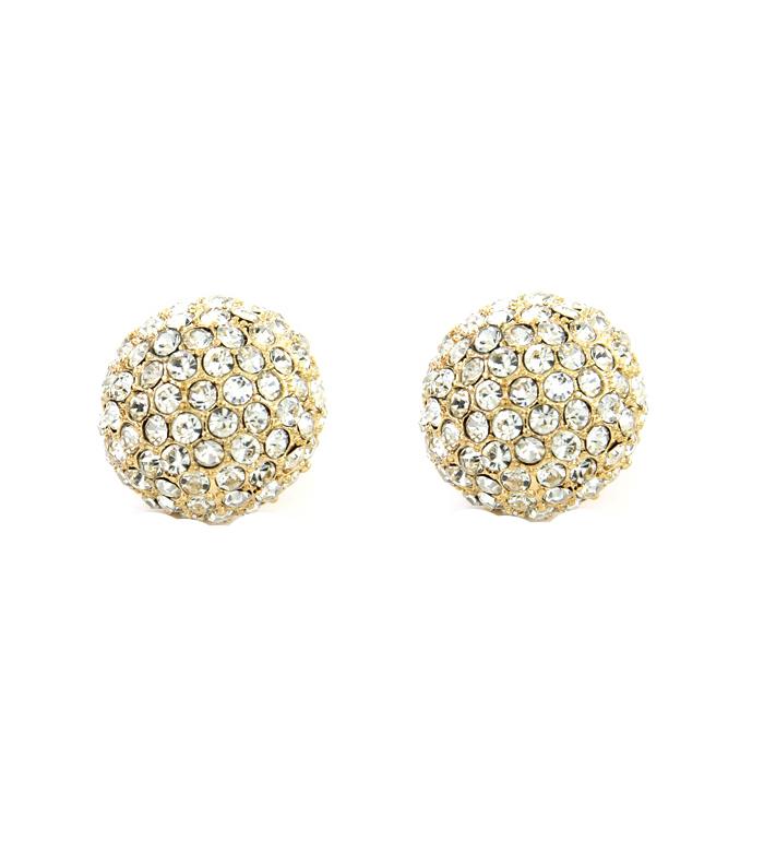 زفاف - diamante stud earrings