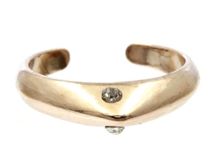 زفاف - rose gold & crystal ring