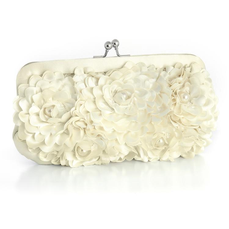 زفاف - Ivory Pearl Handbag