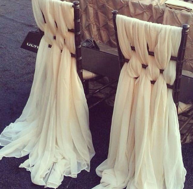 Hochzeit - Stuhlhussen & Chair Dekoration