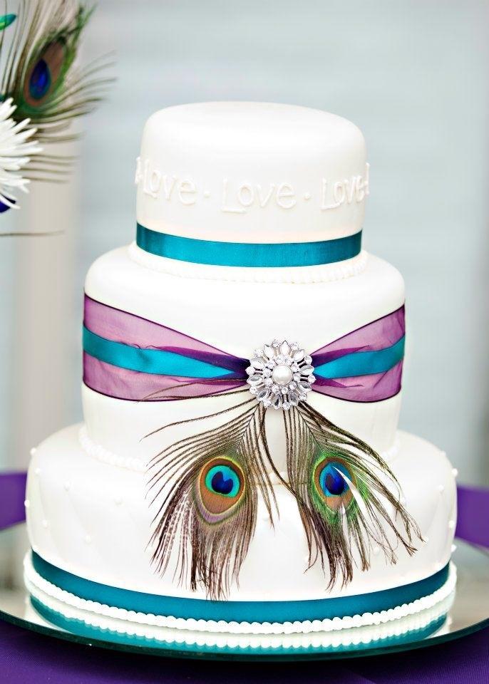 Wedding - Feathery Peacock