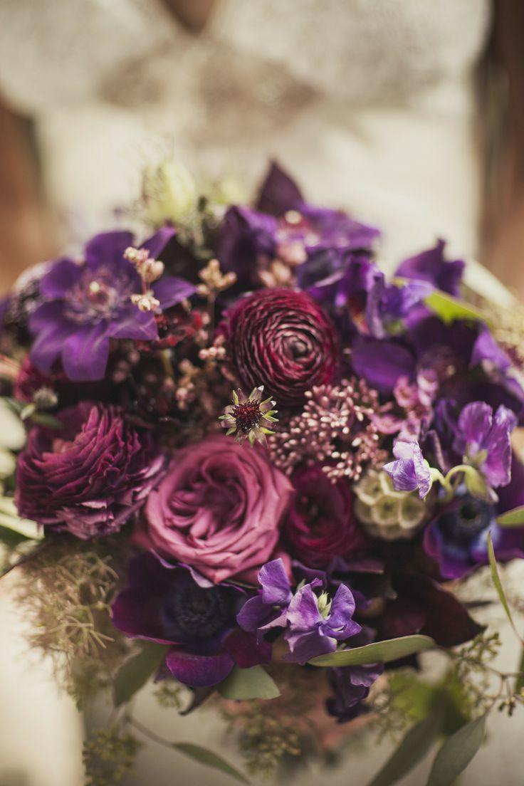 Mariage - Bouquet de mariée profonde Tones