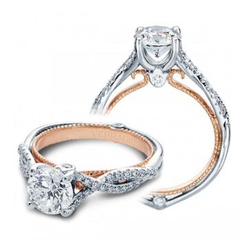 Hochzeit - Verragio Couture ENG-0421RTT Halo Prong Engagement Ring from Genesis Diamonds