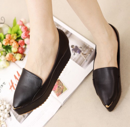 زفاف - Western Style Color Block Thick Heels Shoes Platform Silver PF0128