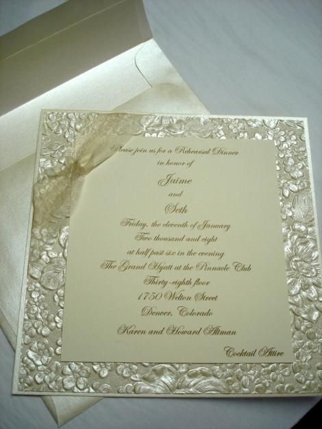 زفاف - دعوة ورق الذهب