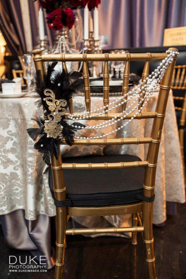 Mariage - Rideaux et chaises de mariage