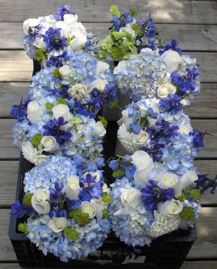 Hochzeit - Brautsträuße Blau