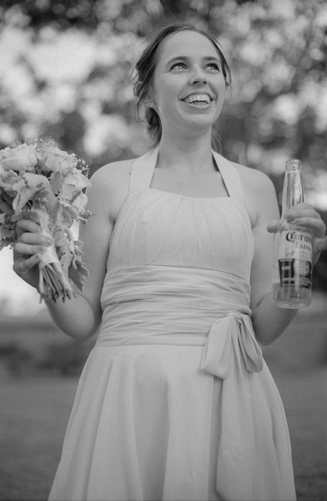 Hochzeit - Blumensträuße und Biere