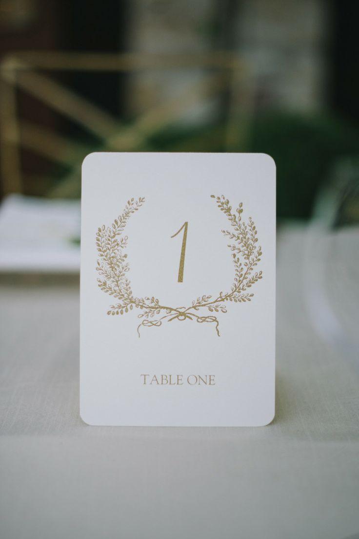 Hochzeit - Tischnummer-Ideen
