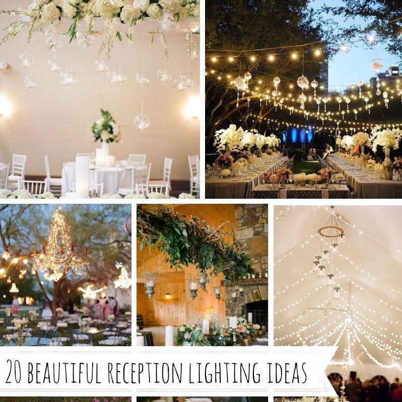 Hochzeit - 20 of the most beautiful reception lighting ideas