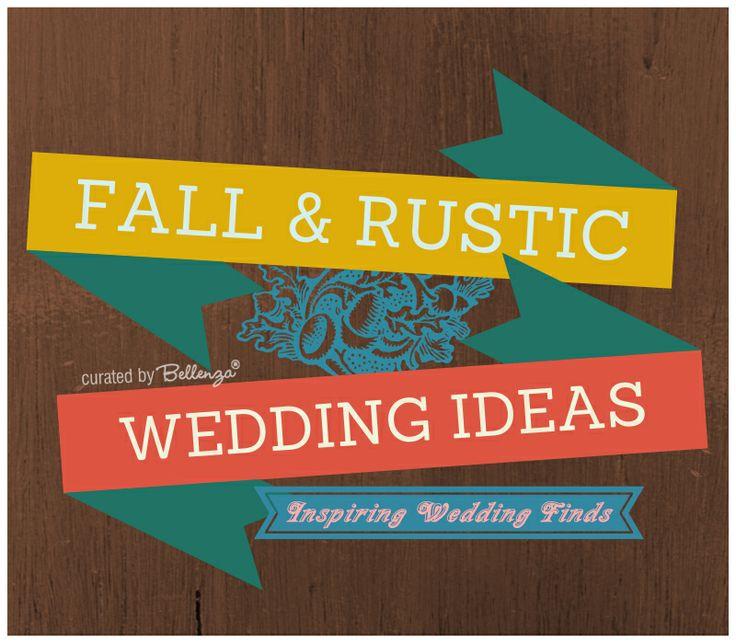 Hochzeit - FALL RUSTIC Hochzeits-Ideen