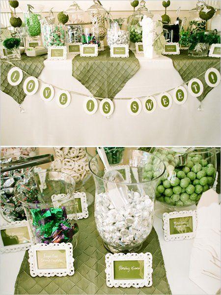 زفاف - حفلات الزفاف، حلويات الجدول