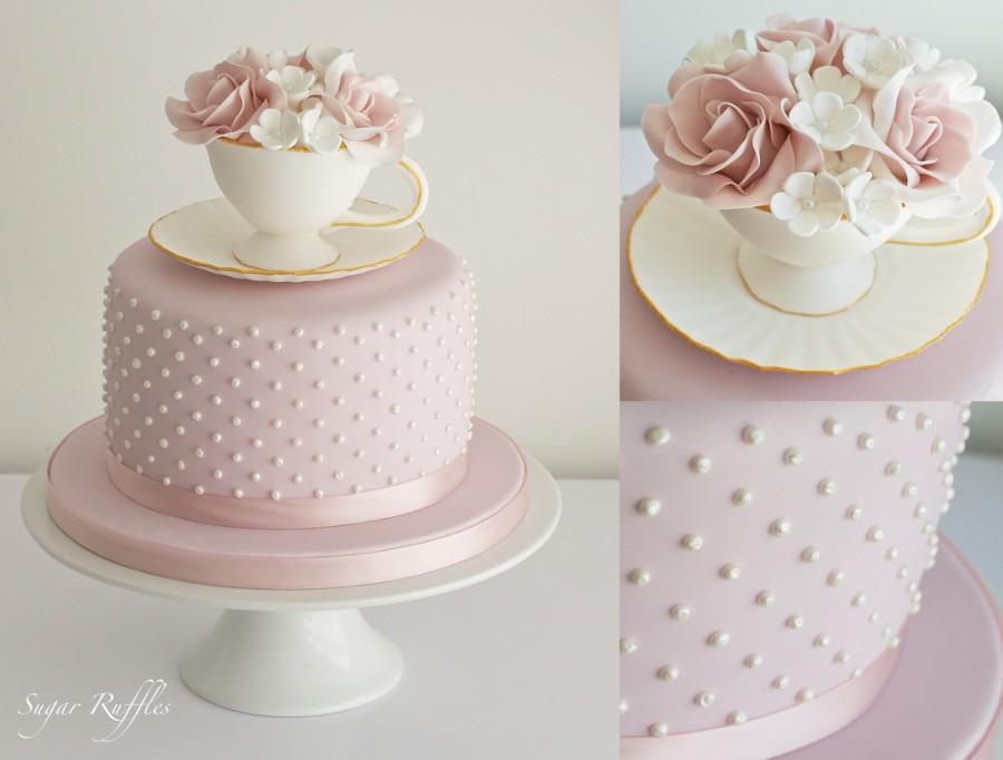Wedding - Teacup & Saucer Birthday Cake