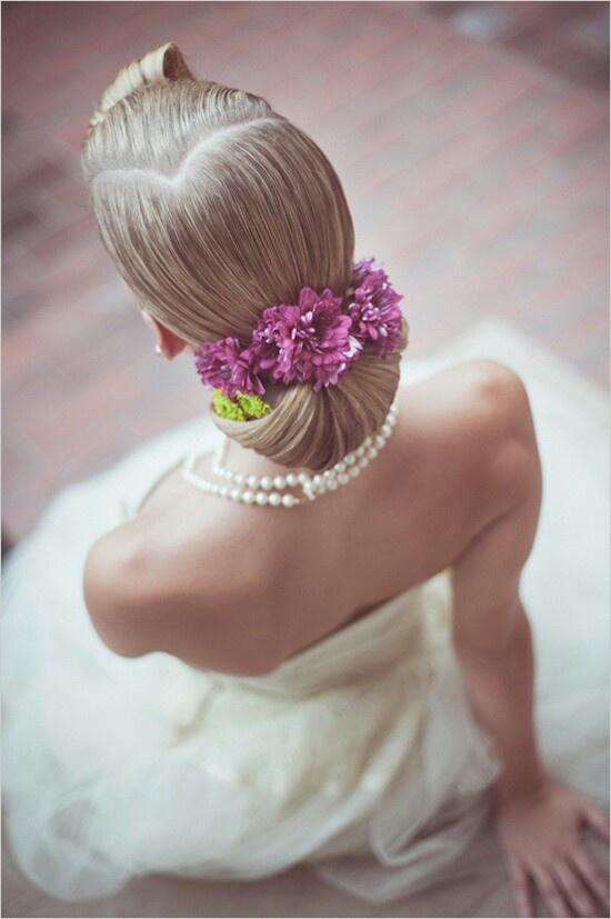 Wedding - Pretty hairstyle for cute wedding girls