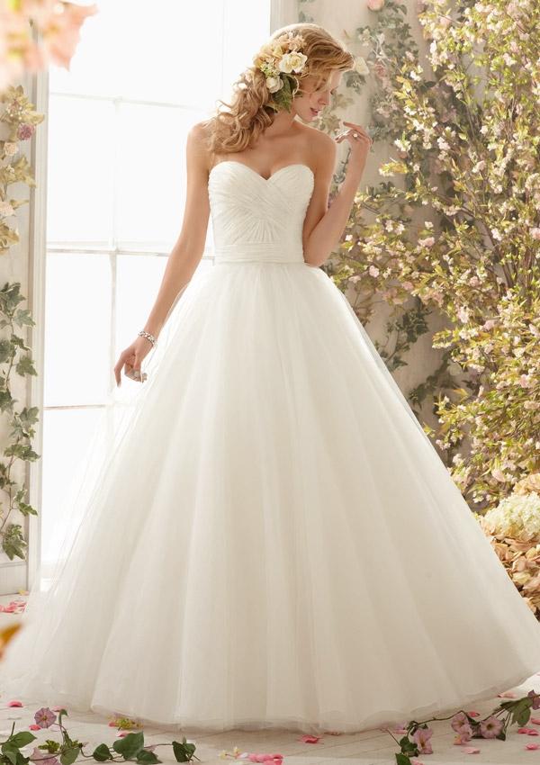 Mariage - Tulle Ball Gown Wedding Dresses(HM0243)