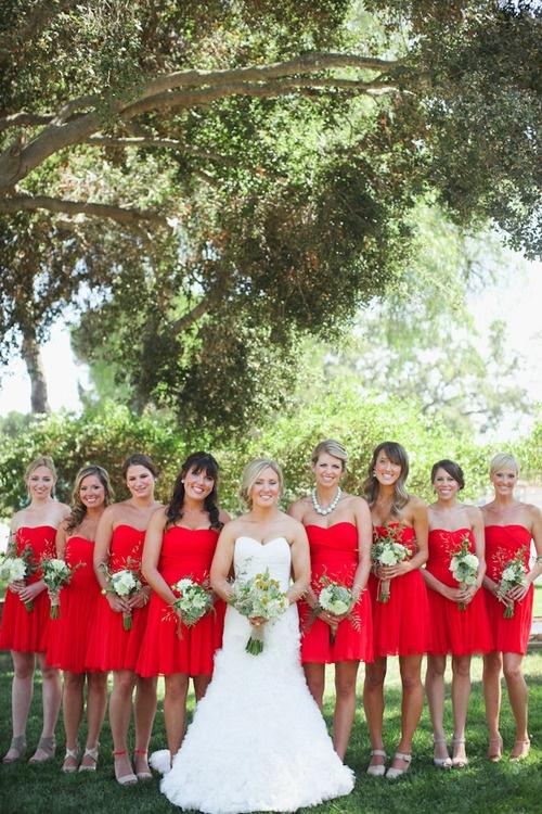 زفاف - زفاف أحمر