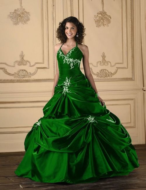 Свадьба - Платья.....Великолепная Зелень
