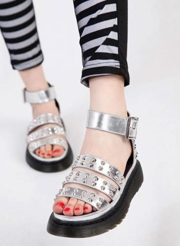 زفاف - Fashion Style Elegant Metal Embellished High Heel Shoes Apricot Apricot SD0043