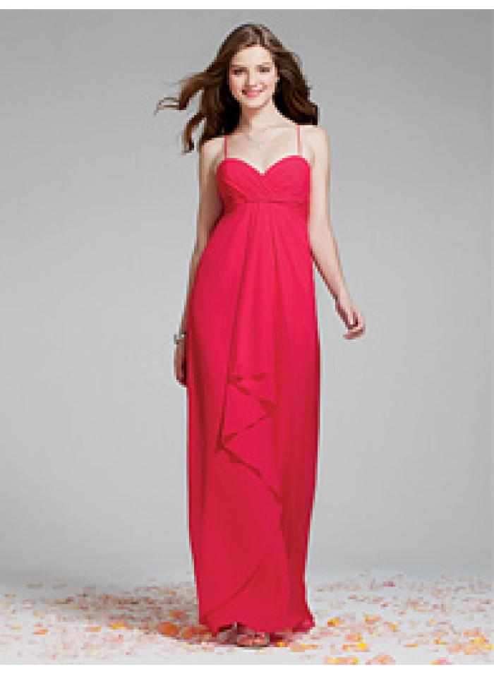 Hochzeit - Spaghetti strap Sweetheart/ Floor-length Red A-line Celebrity Dresses WE1106