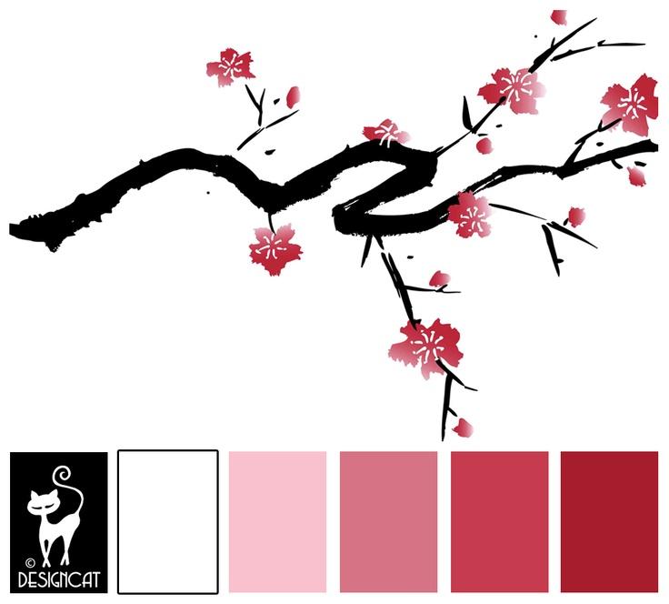 Mariage - Mariage - rose - fleurs de cerisier