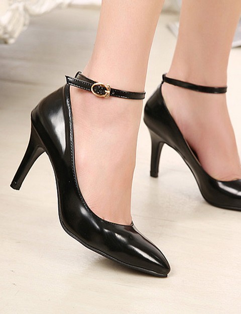 زفاف - Fashion Style Wedge Thin Heel Shoes Pumps Apricot PM0020