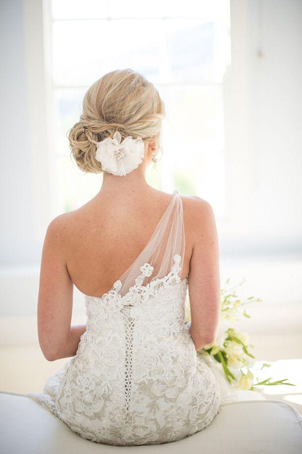 زفاف - حزام الكتف واحد فستان زفاف إلهام