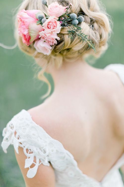 Hochzeit - Hochzeiten-Braut-Haar