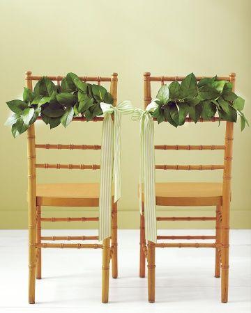 Hochzeit - Stuhlhussen & Chair Dekoration